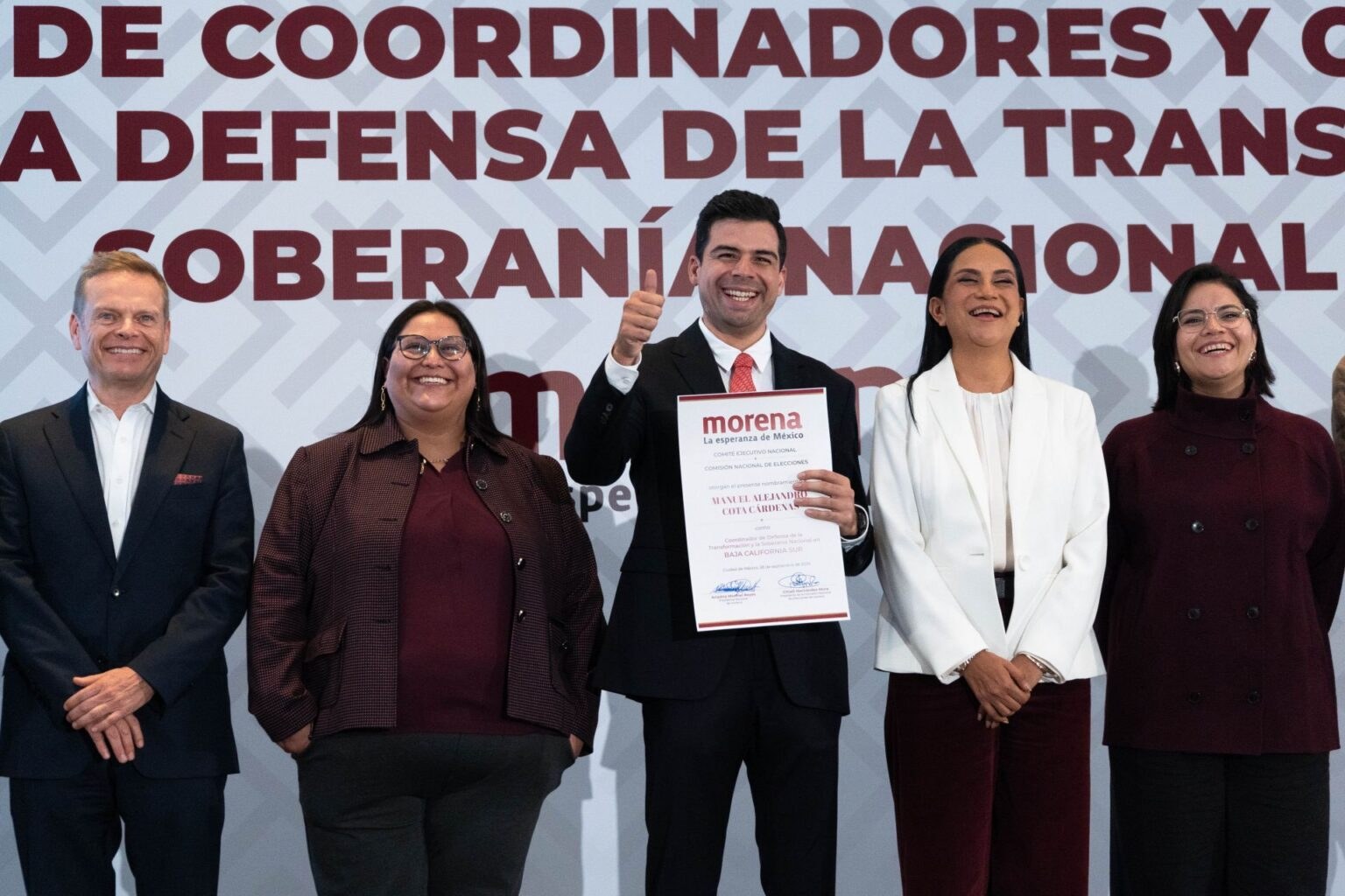 Morena nombra coordinadores estatales rumbo a elecciones 2027