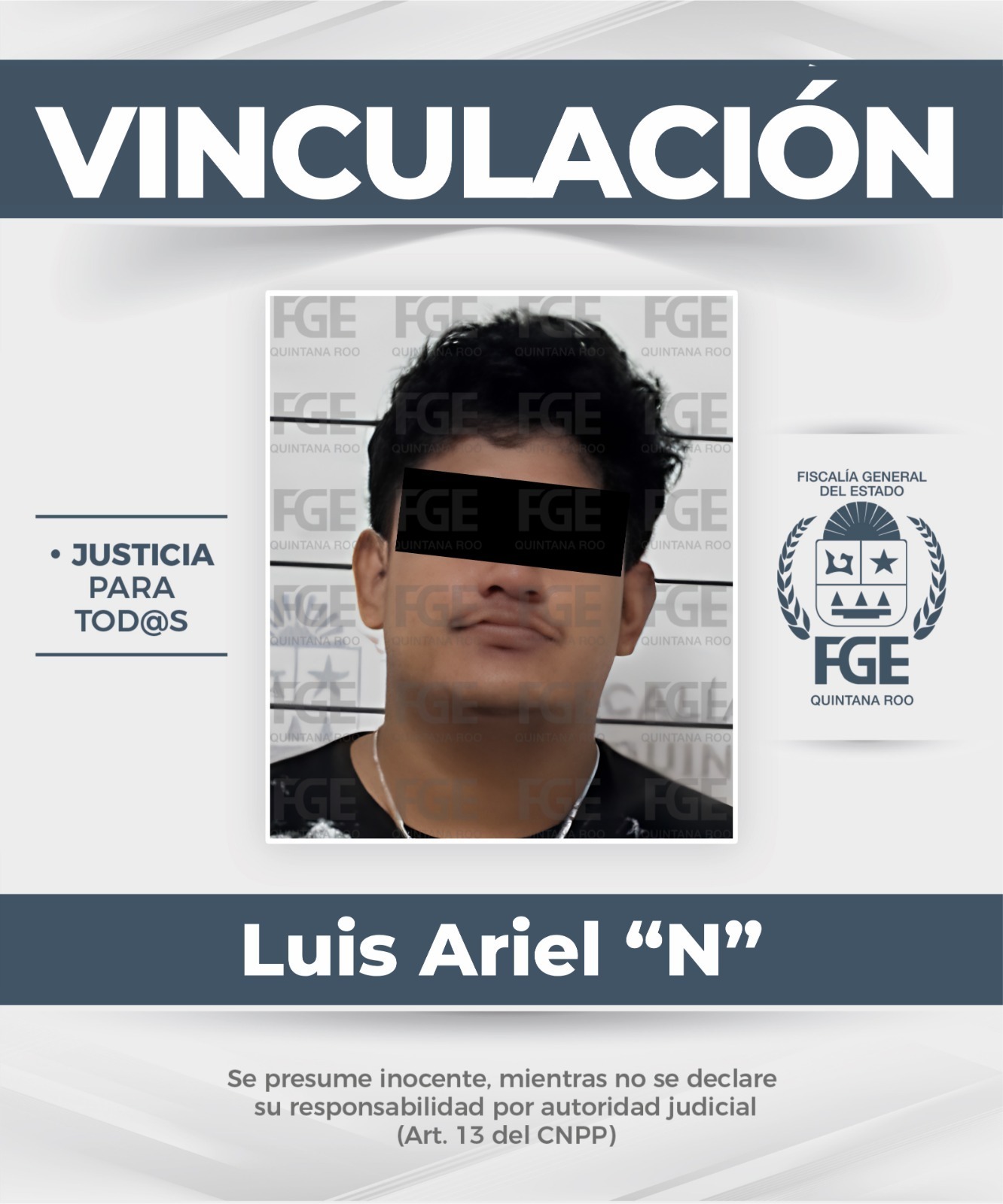 Vinculan a proceso a Luis Ariel por homicidio culposo