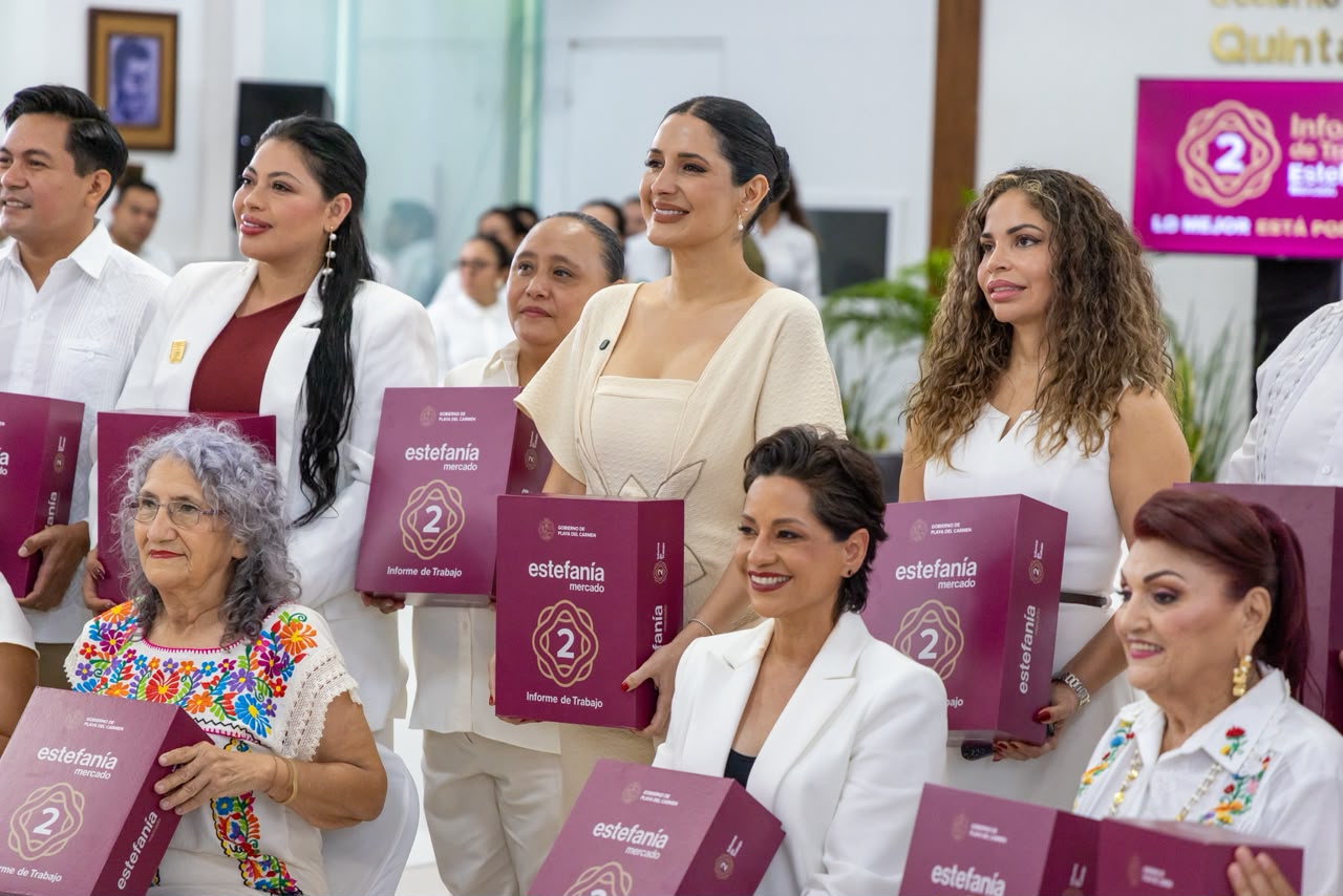 Estefanía Mercado presenta Segundo Informe de Gobierno