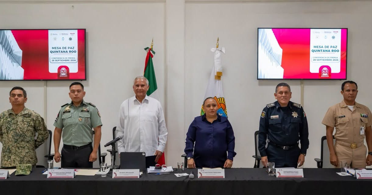 Mesa de Paz Quintana Roo reporta avances en seguridad