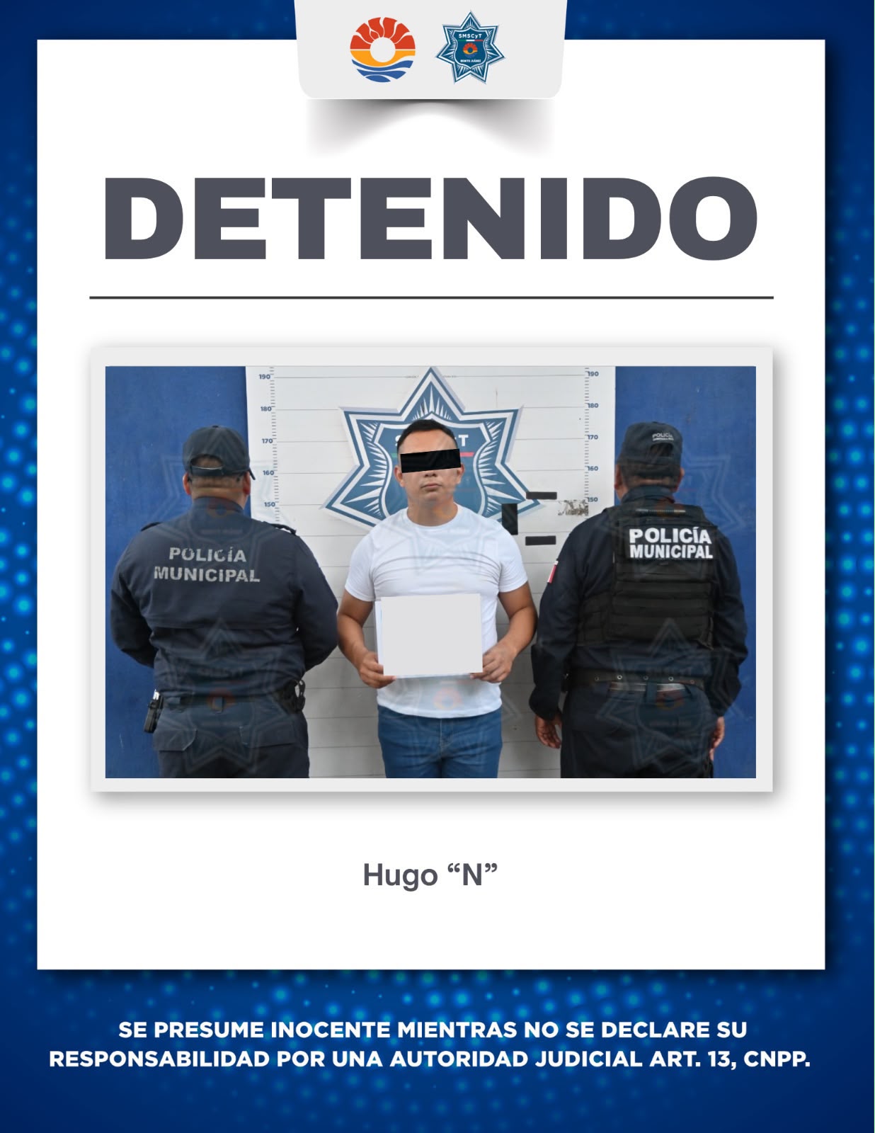 Detienen a hombre por desobediencia en Cancún