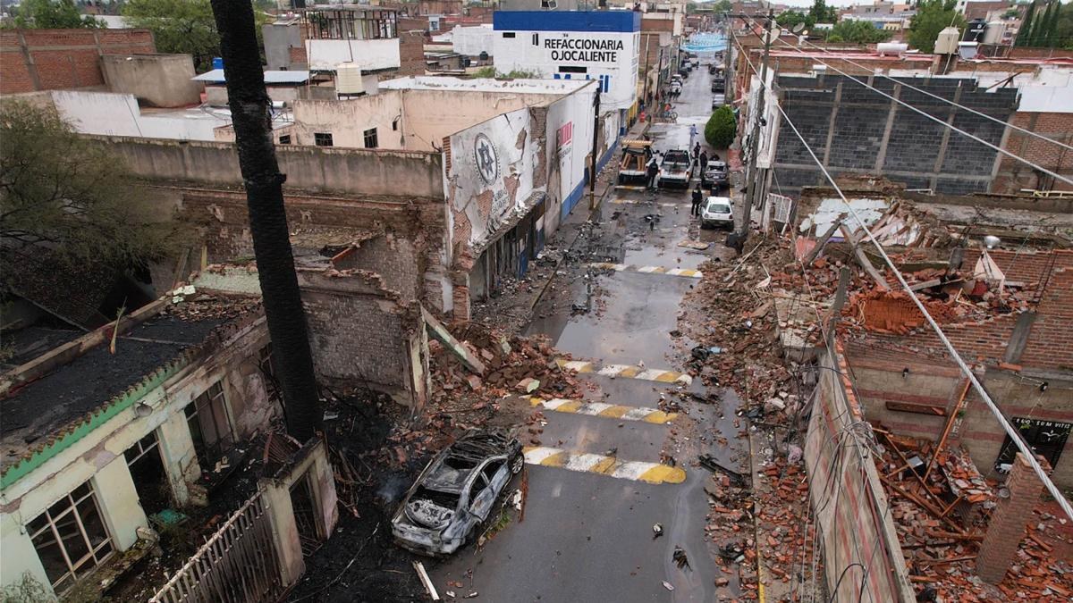 Detienen a tres por coche bomba en Ojocaliente, Zacatecas