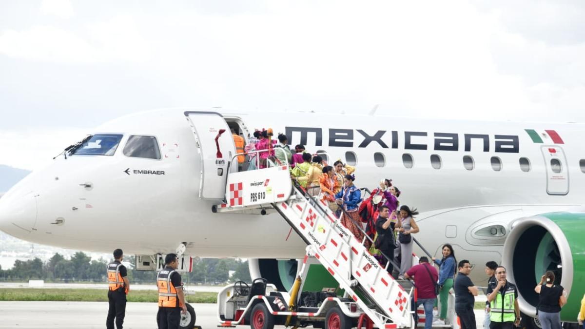 Mexicana incorpora noveno Embraer E2 a su flota aérea
