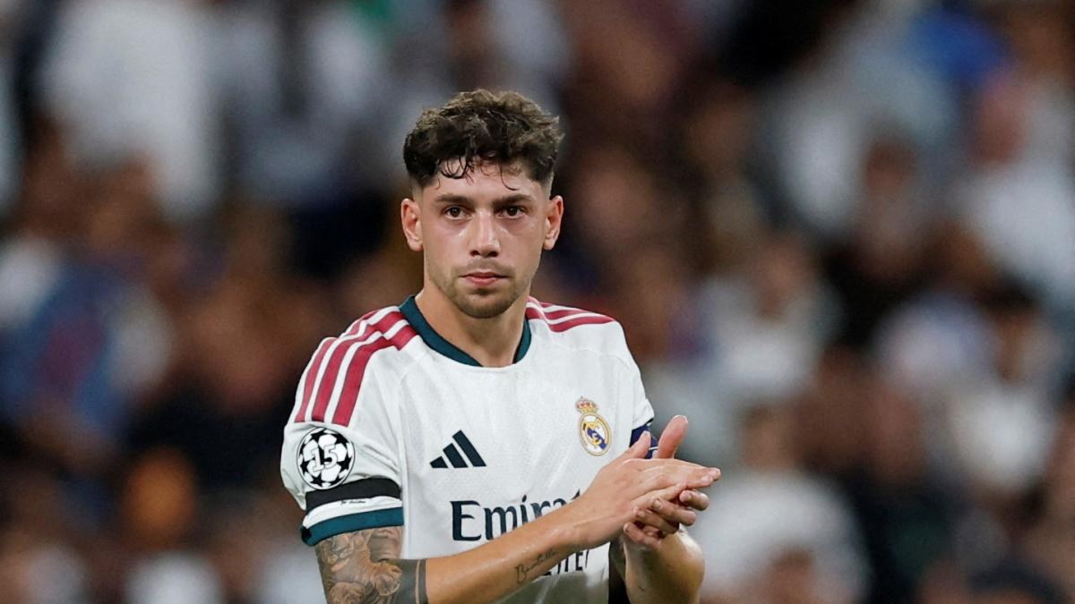 Federico Valverde estará de baja por esguince de tobillo