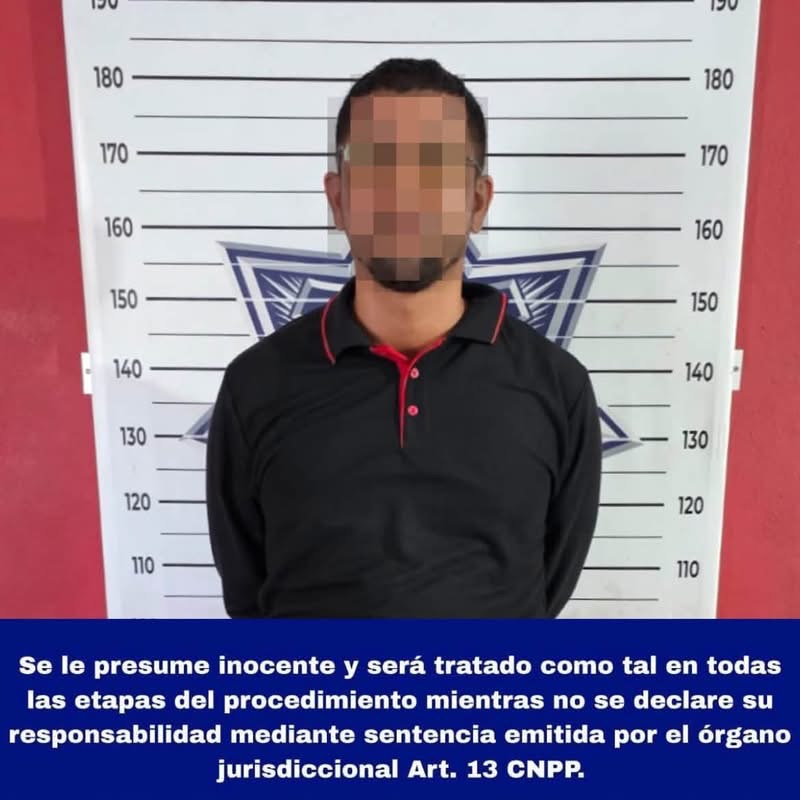 Detienen a Lisandro N por narcomenudeo en Supermanzana 65