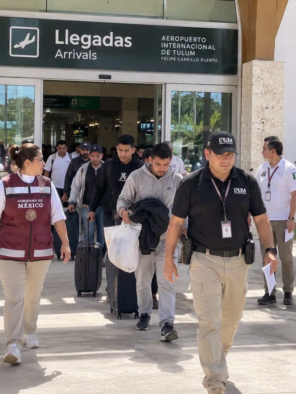 Aeropuerto de Tulum recibe repatriados cada viernes