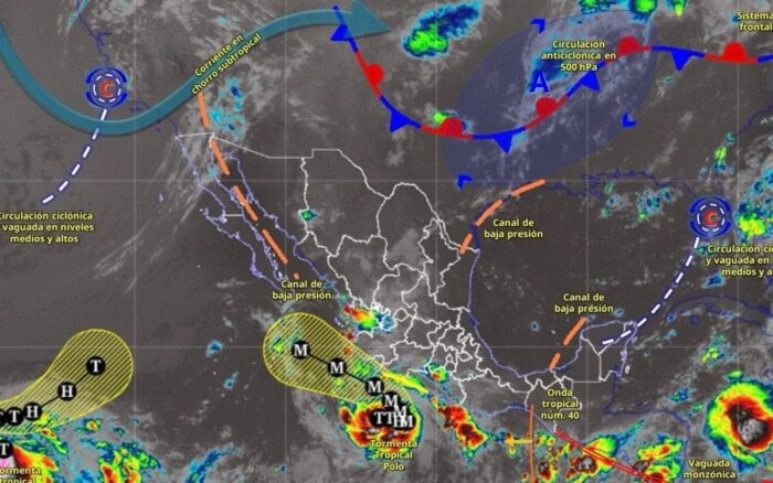 Tormenta tropical Polo podría ser huracán este lunes