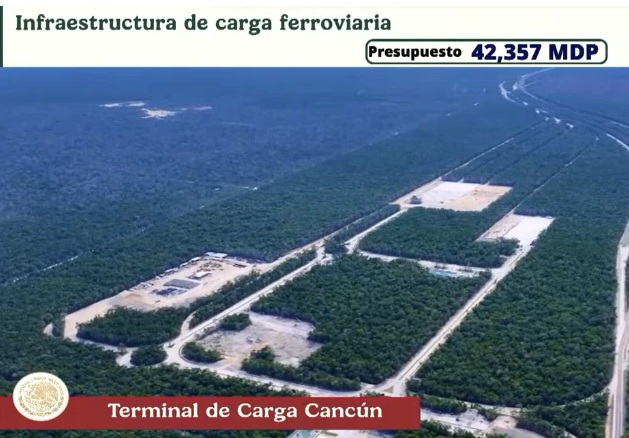 Tren Maya iniciará complejo de carga en Chetumal en 2027