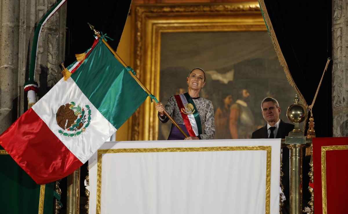 Sheinbaum destaca soberanía y mujeres en Grito 2025