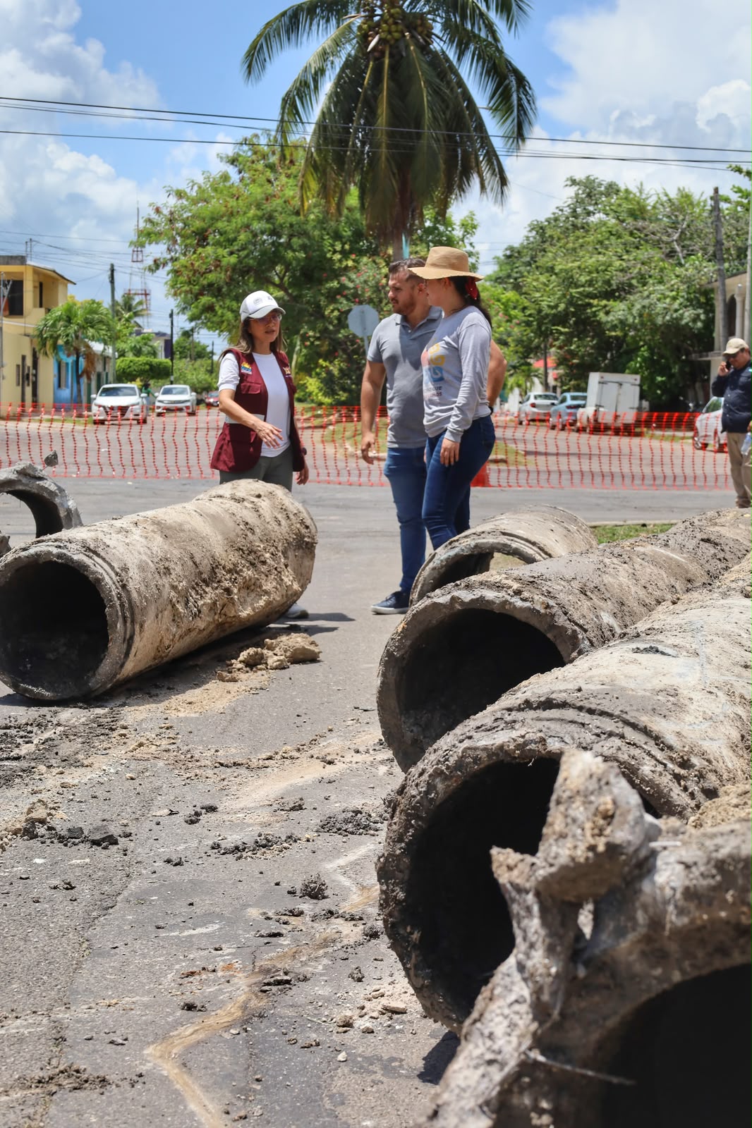 Ayuntamiento de Othón P. Blanco inicia obra en Calzada Veracruz