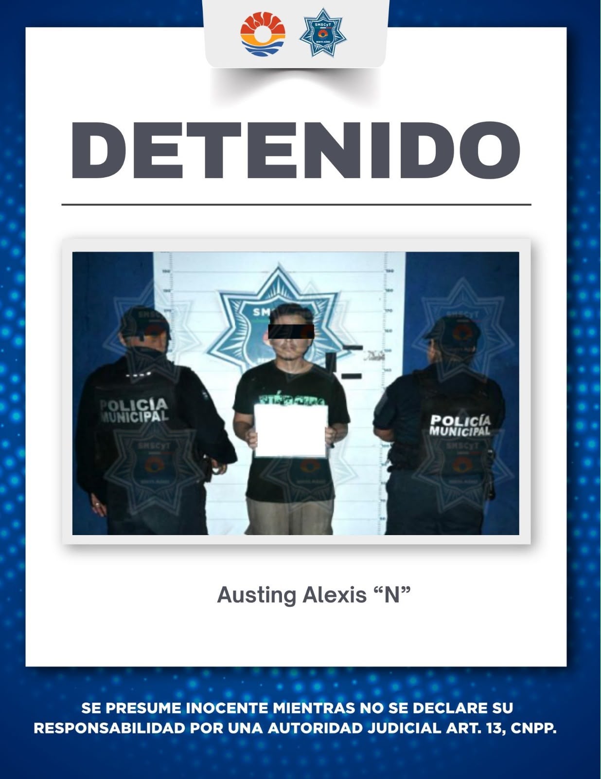 Detienen a hombre por desobediencia en SM 247