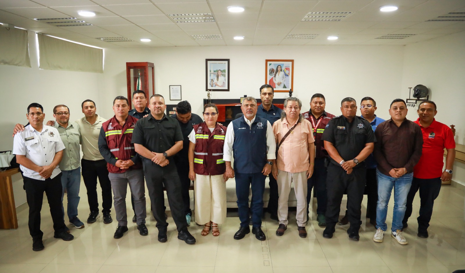Policía Cancún coordina acciones para seguridad en mototaxis