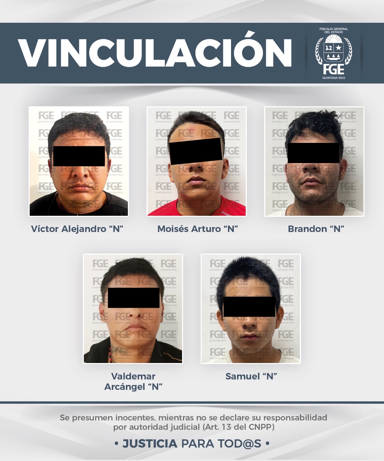 Capturan a seis por narcomenudeo y triple homicidio