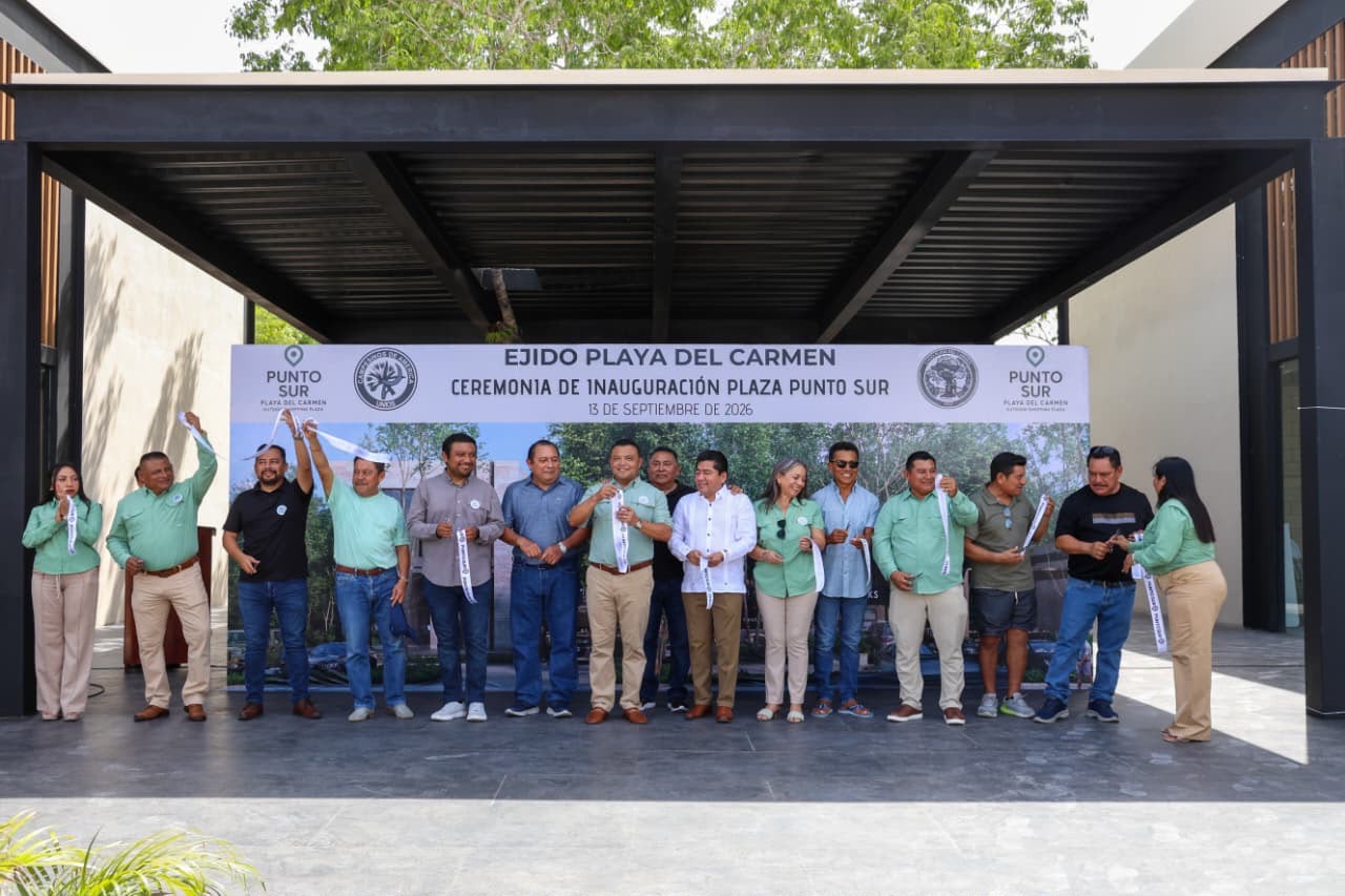 Inauguran Plaza Punto Sur en Playa del Carmen