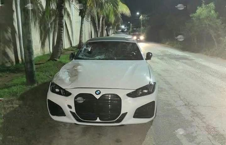 Localizan BMW blanco vinculado a atropellamiento mortal en Cancún