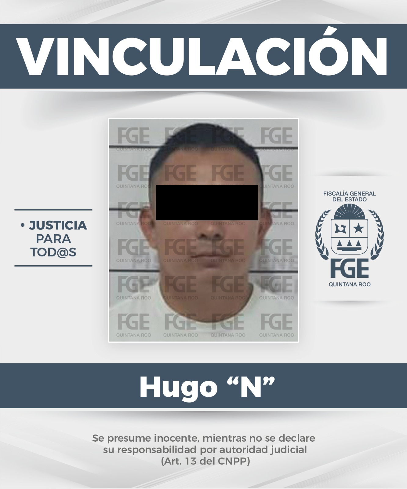 Vinculan a proceso a sujeto por robo con violencia en Benito Juárez