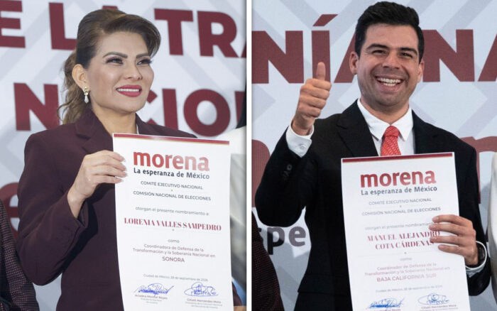 Morena designa coordinadores para BCS y Sonora 2027