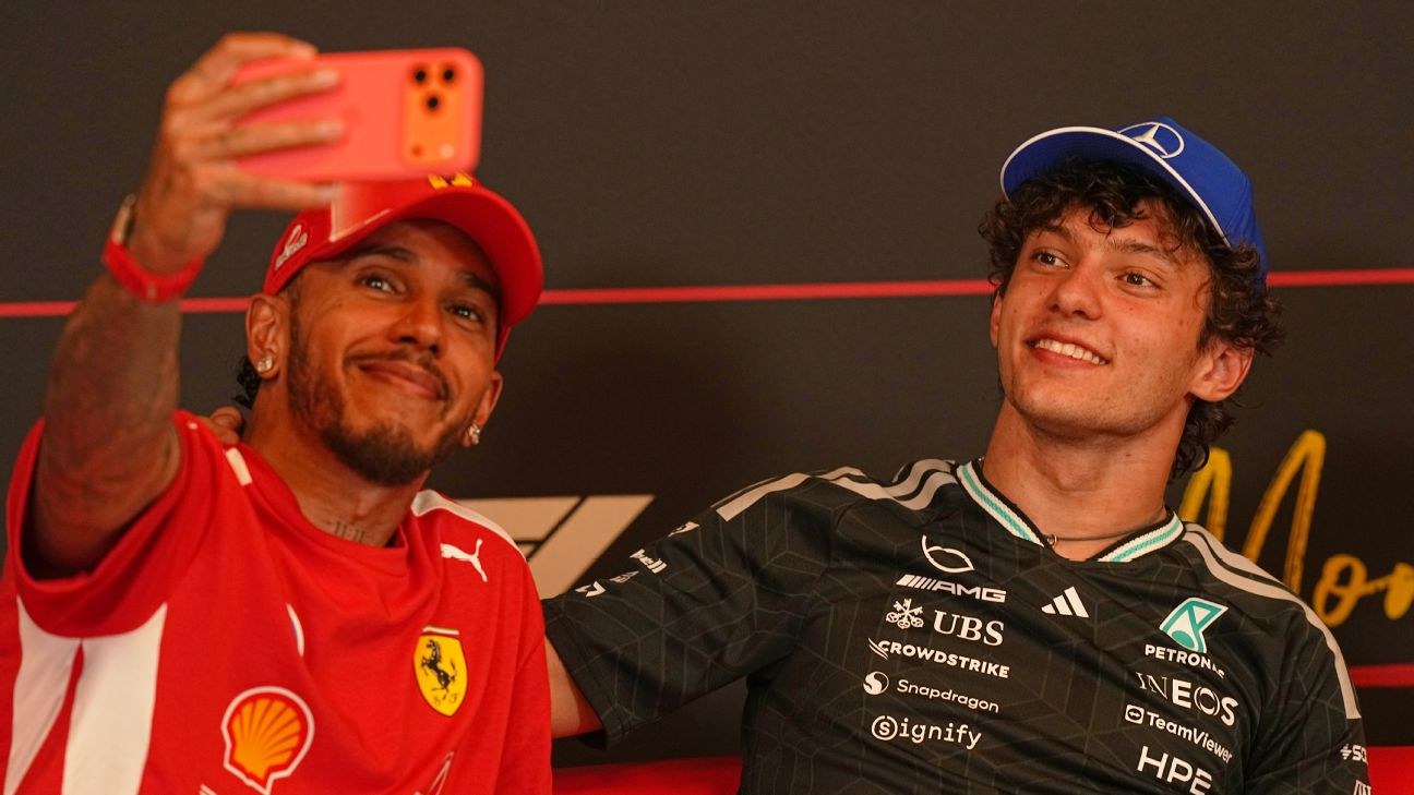 Kimi Antonelli domina la F1 tras salida de Lewis Hamilton