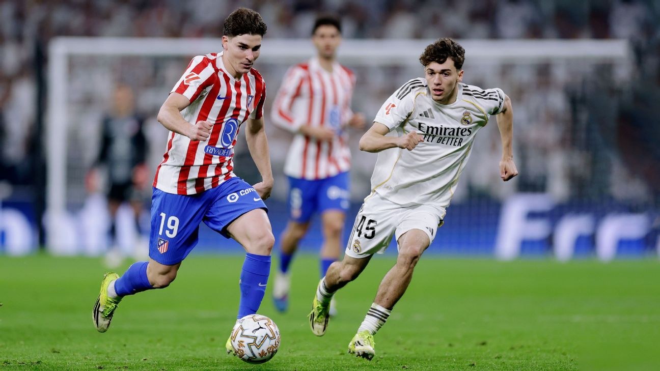 Julián Álvarez busca redención en el derbi ante Real Madrid