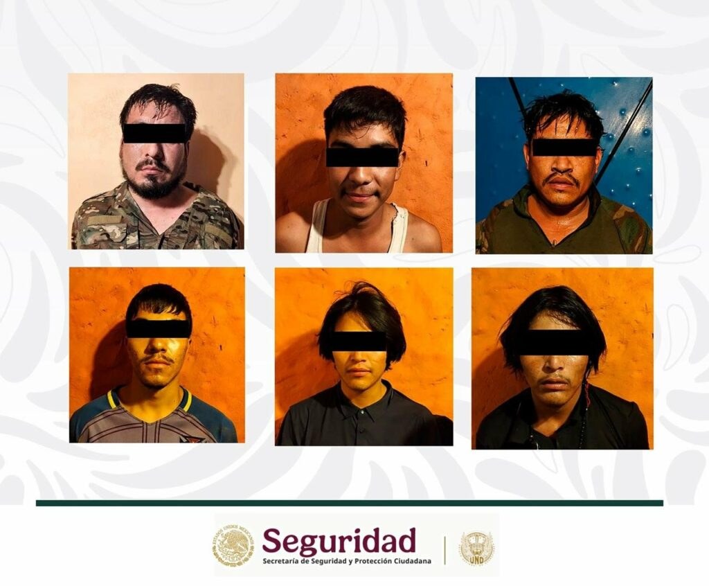 Ocho detenidos y armamento asegurado en Mazatlán