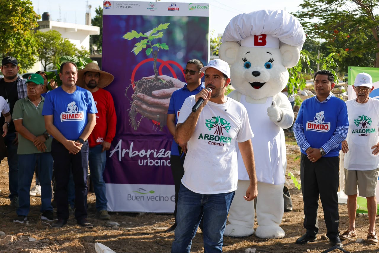 Inicia Fase III de Arboriza Cancún con 11 mil árboles