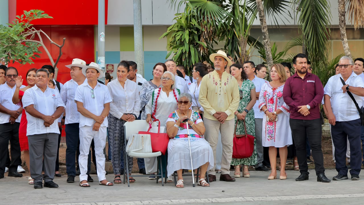 Benito Juárez conmemora Independencia y Himno Nacional