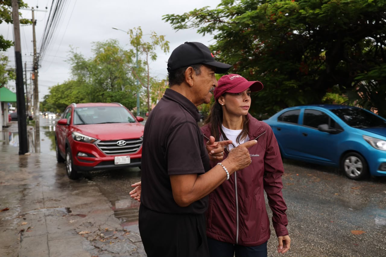 Cancún activa operativo por lluvias y encharcamientos