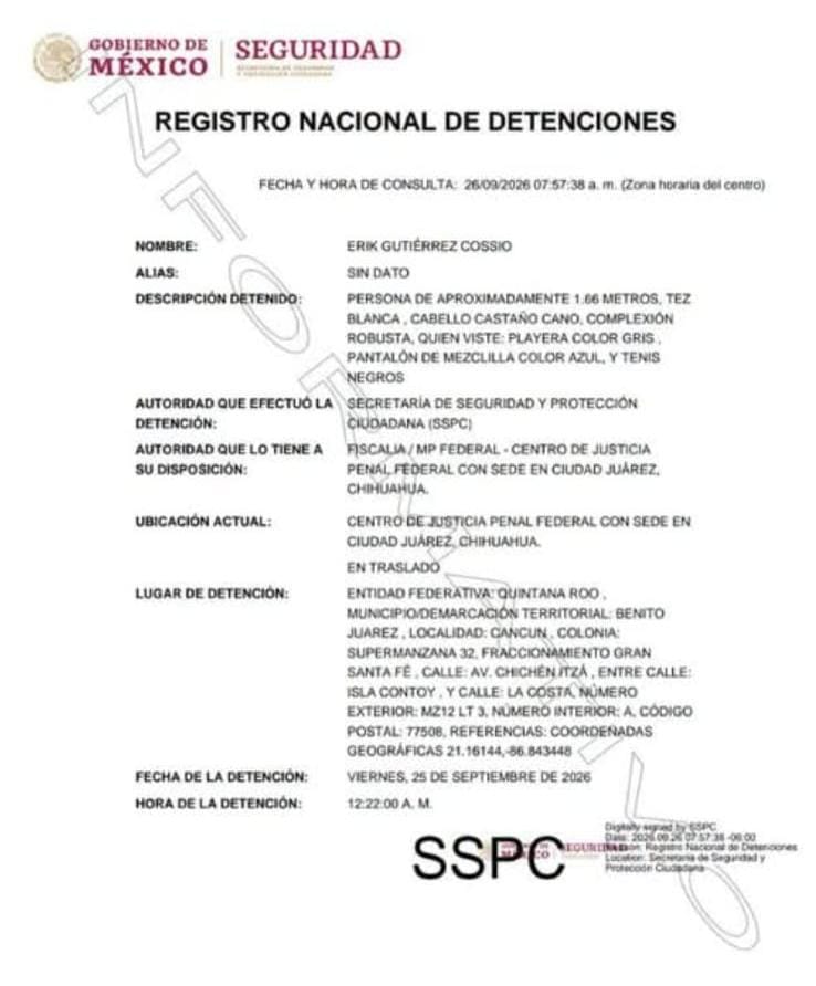 Detienen a coordinador de Policía Turística en Cancún