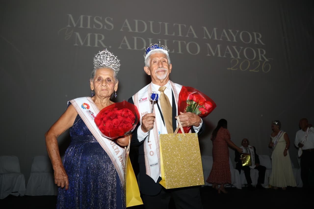DIF Benito Juárez corona a Miss y Mr. Adulto Mayor 2026
