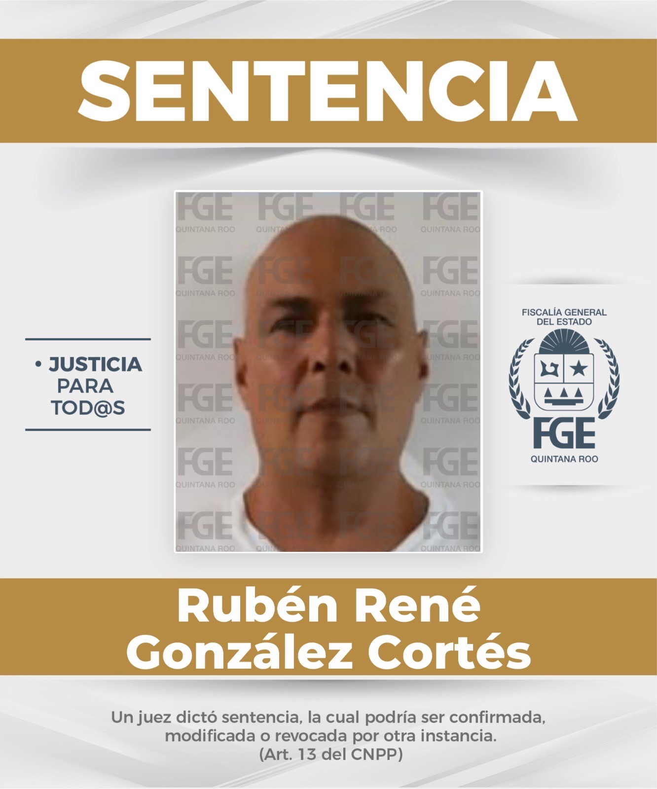 FGE Quintana Roo logra sentencias por homicidios en Benito Juárez