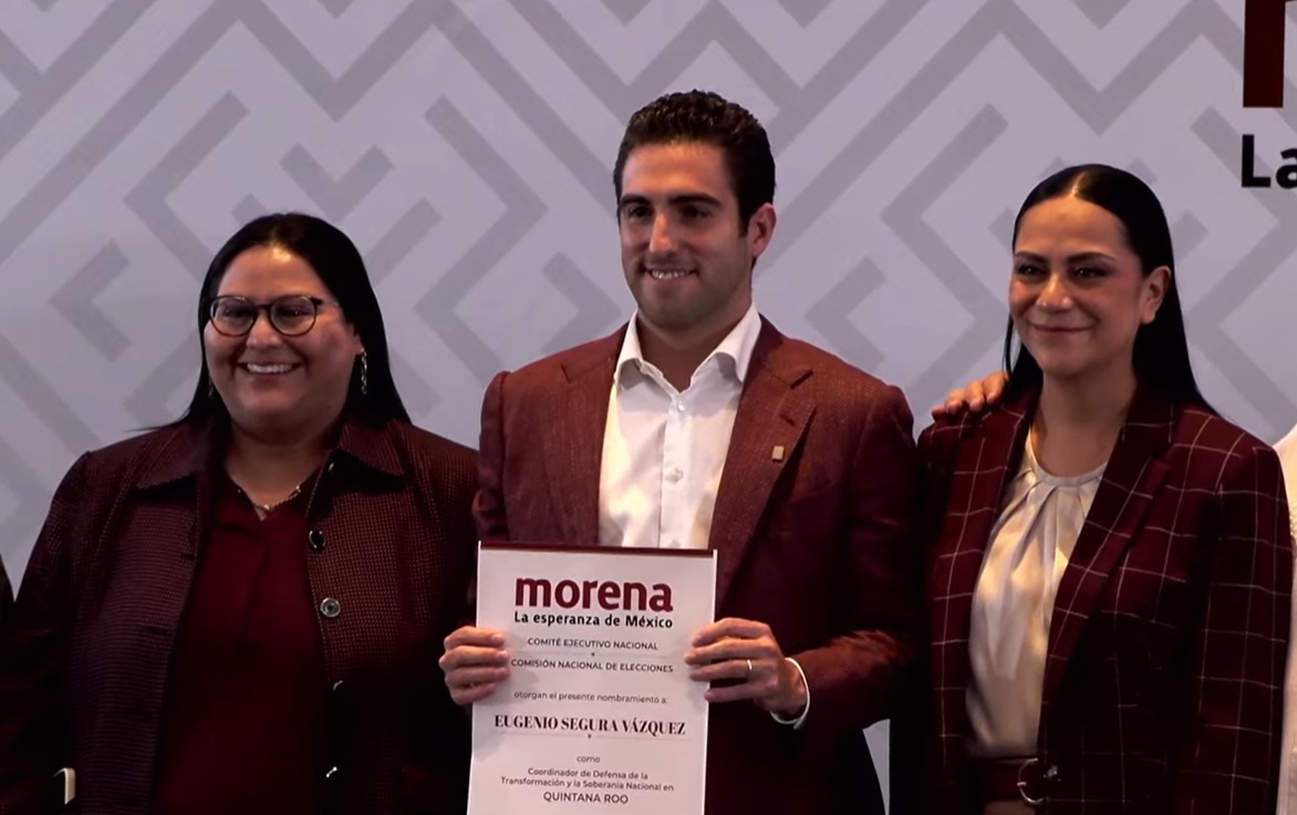 Eugenio Segura asume coordinación estatal de Morena en Quintana Roo