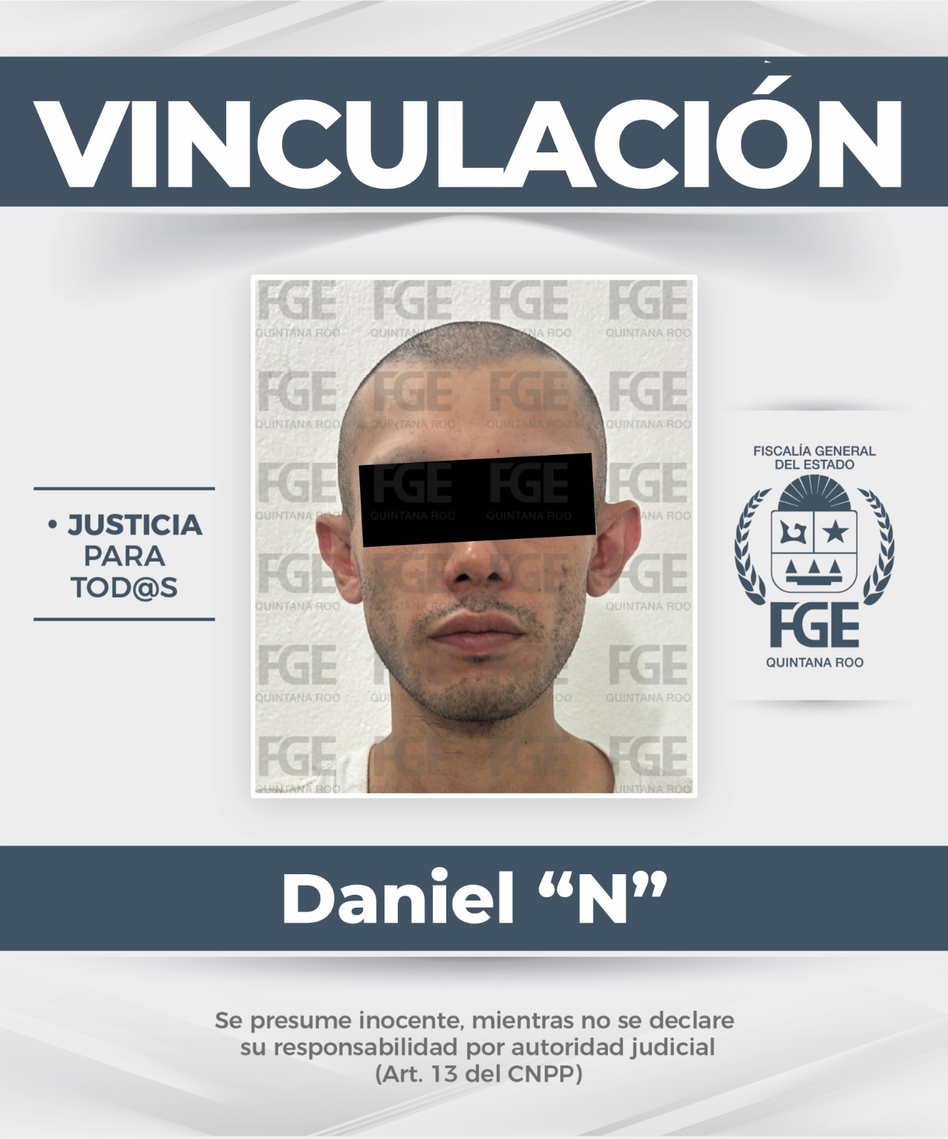 FGE vincula a proceso a dos por extorsión en Playa del Carmen