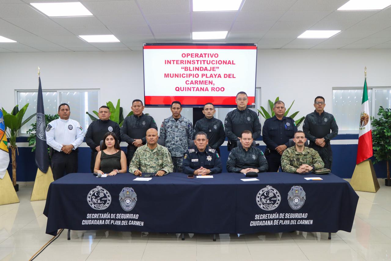 Playa del Carmen asume mando del operativo Blindaje Quinta Avenida