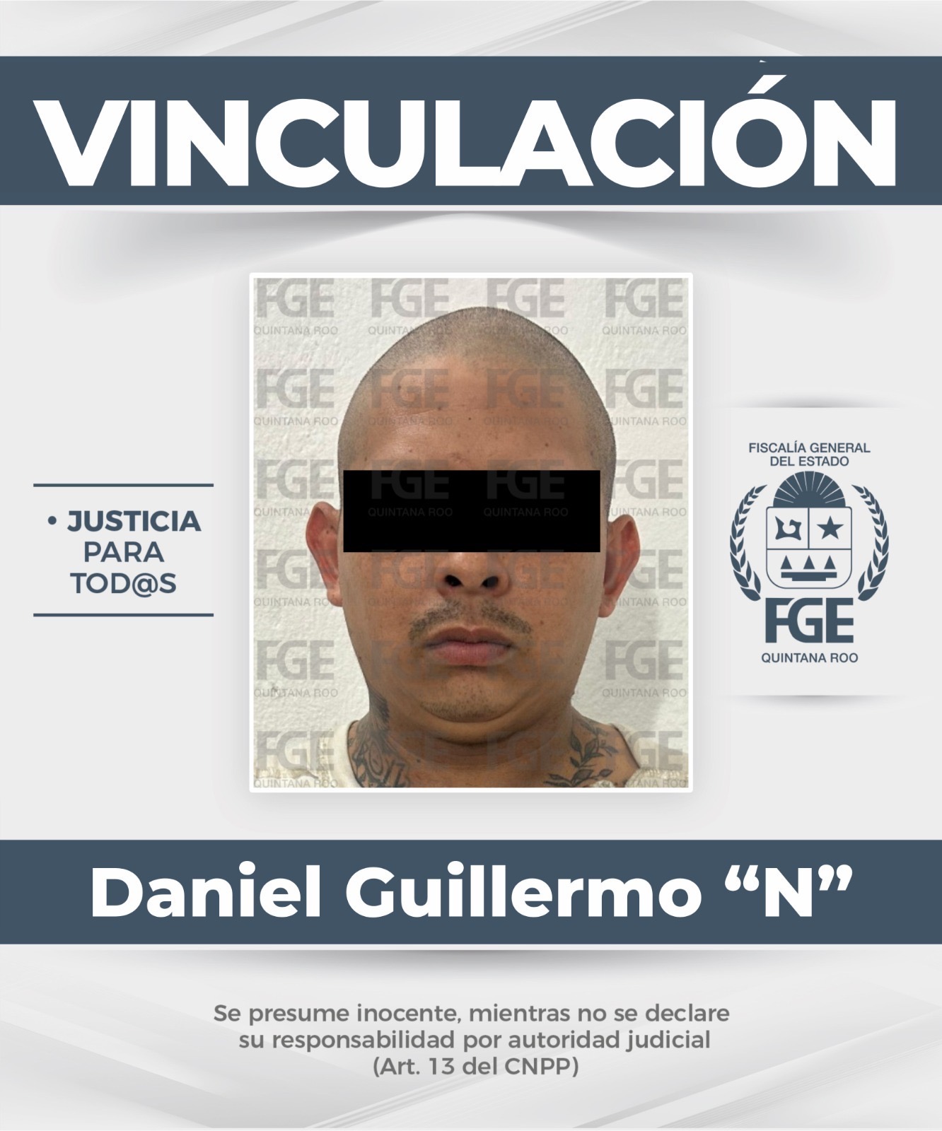 FGE vincula a proceso a dos por extorsión en Playa del Carmen