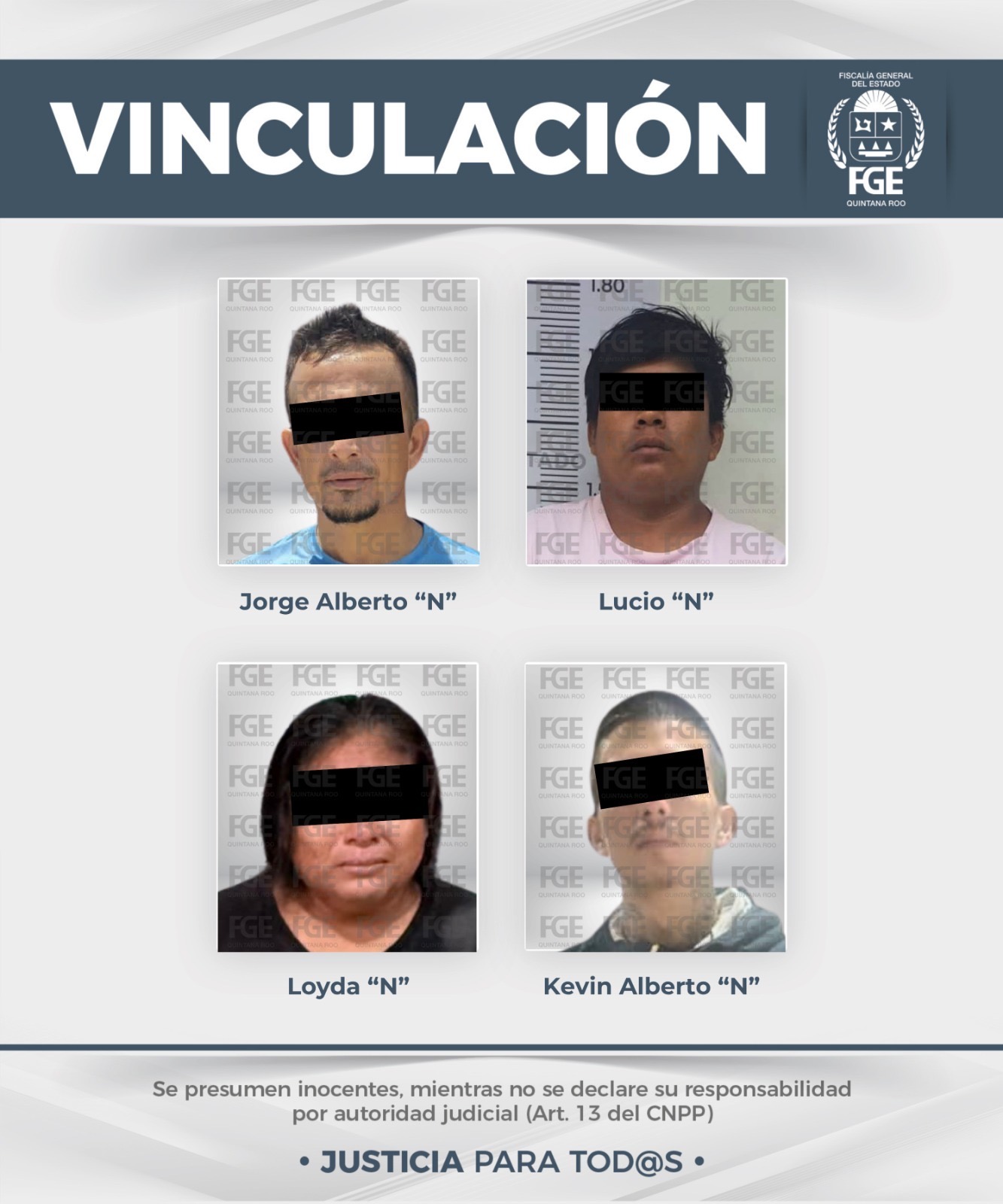 Fiscalía vincula a proceso a 13 por narcomenudeo en Quintana Roo