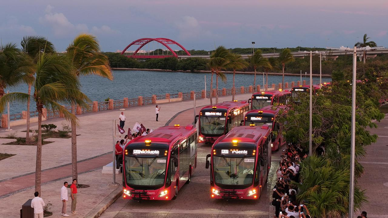 Cancún inicia ruta 27 del sistema MOBI para mejorar movilidad