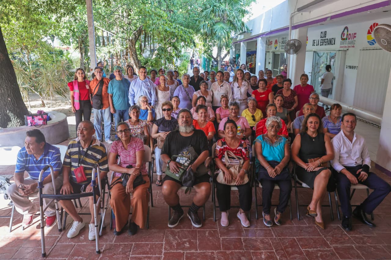 DIF Benito Juárez recibe donativo para adultos mayores