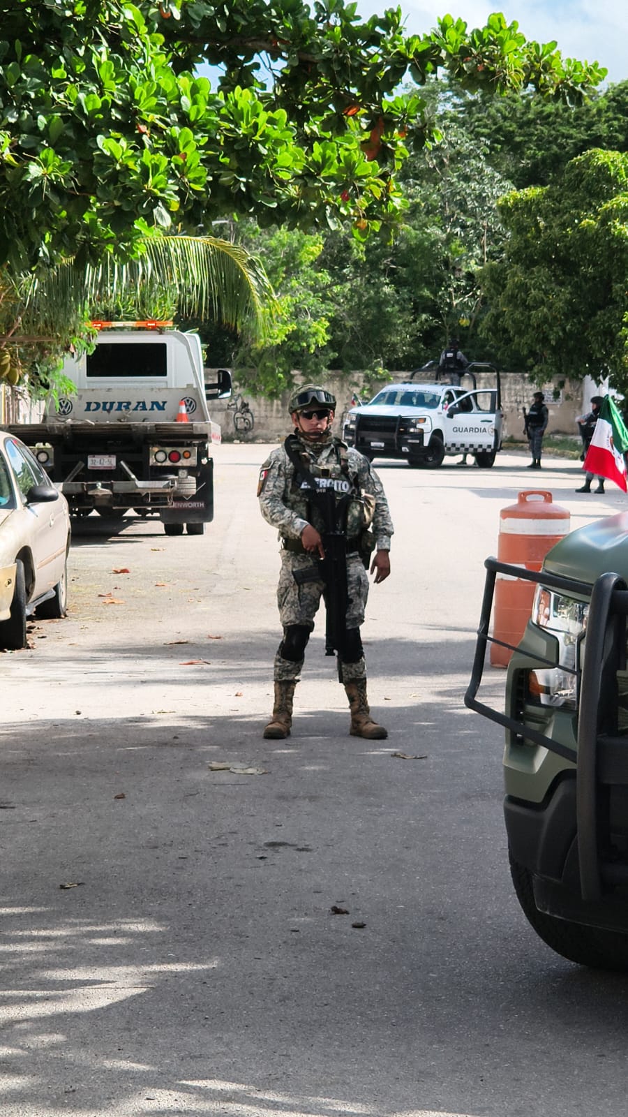 Catean taller clandestino con motos robadas en Playa del Carmen