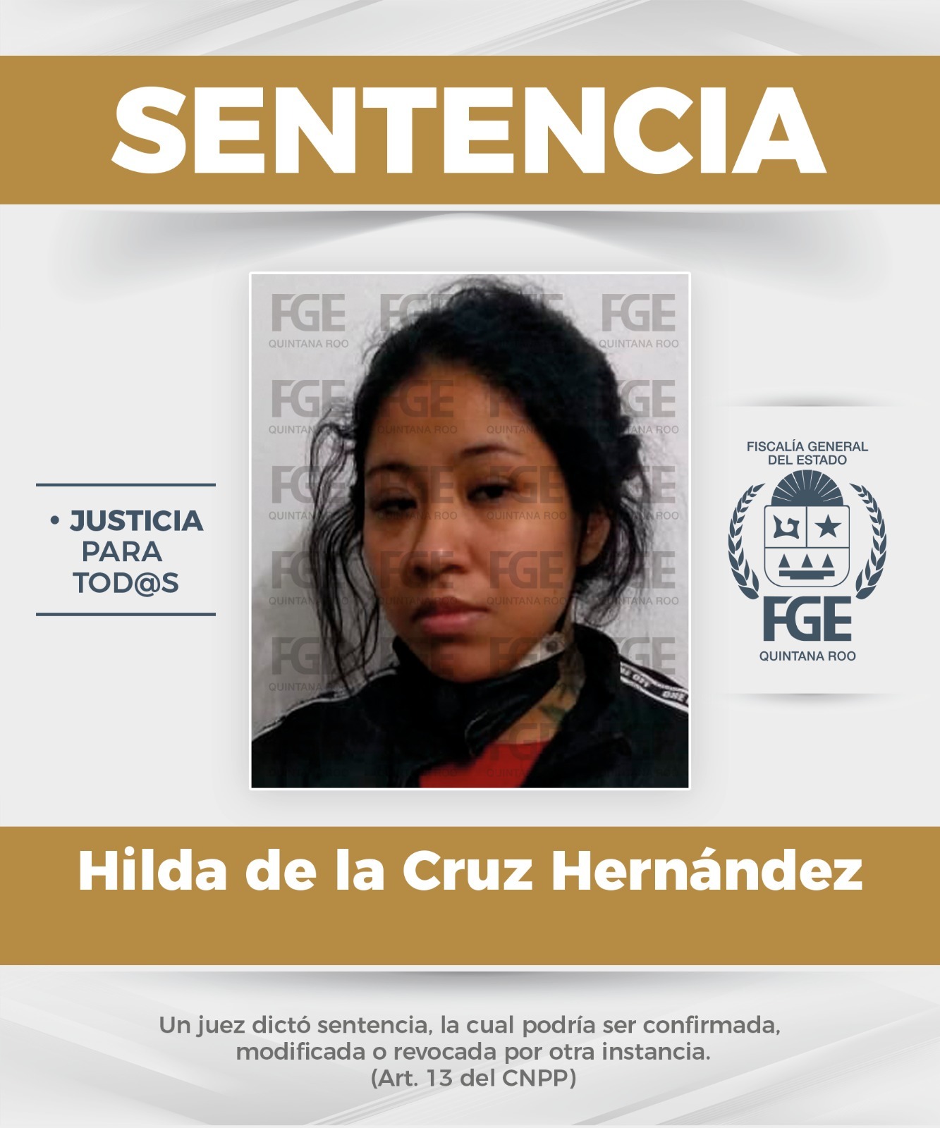 FGE Quintana Roo logra sentencia de 80 años por secuestro