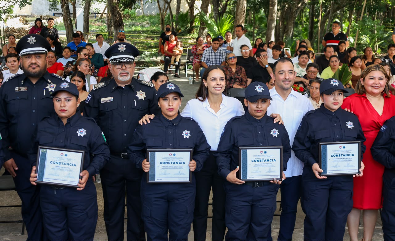 Construyen Policía Cercana y Certificada en Benito Juárez