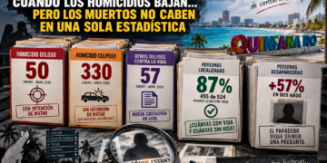 OPINIÓN | Quintana Roo: cuando los homicidios bajan… pero los muertos no caben en una sola estadística
