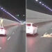 VIDEO: Mujer se lanza de un auto en movimiento