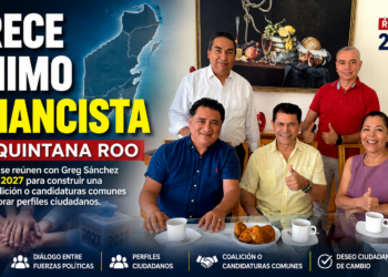 Crece ánimo aliancista en Quintana Roo; panistas se reúnen con Greg Sánchez rumbo a 2027