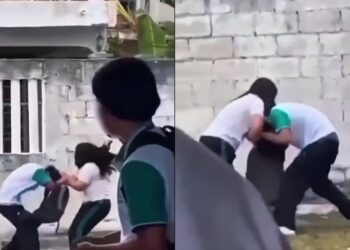 VIDEO:  Pelea en Cozumel; alumna golpea a su compañero al interior del bachiller