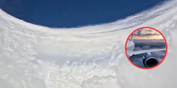 VIDEO; Cazadores de huracanes entran al ojo de Polo