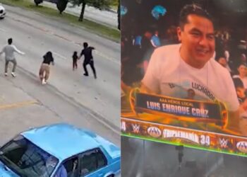 VIDEO; Luis Enrique es ovacionado en la lucha libre tras salvar a una niña