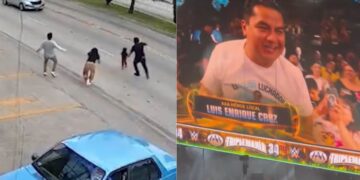 VIDEO; Luis Enrique es ovacionado en la lucha libre tras salvar a una niña