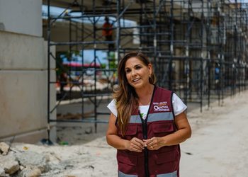Gran Avance en Movilidad: Mara Lezama Constata Avance de Distribuidor Vial Kukulcán