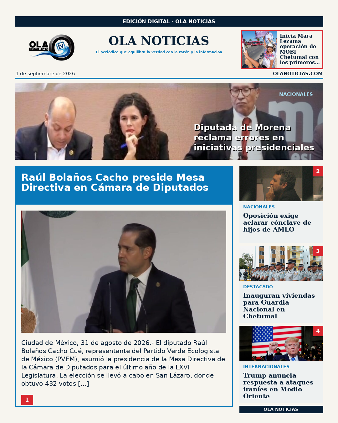 Primera Plana - 2026-09-01
