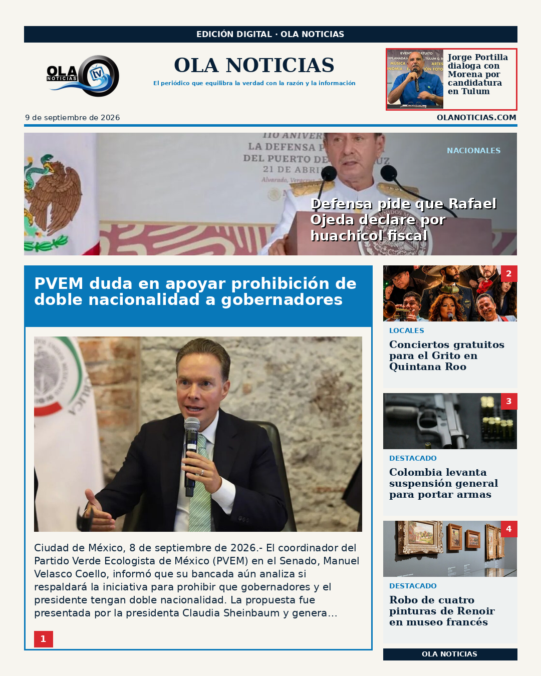Primera Plana - 2026-09-09